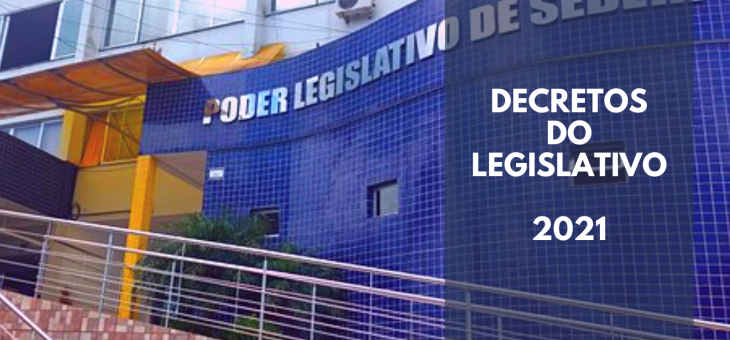 Decretos do Poder Legislativo Municipal – 2021