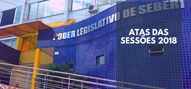 Atas das Sessões de 2018